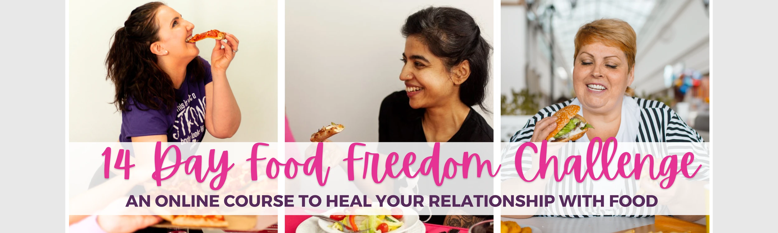 Women in a food freedom challenge